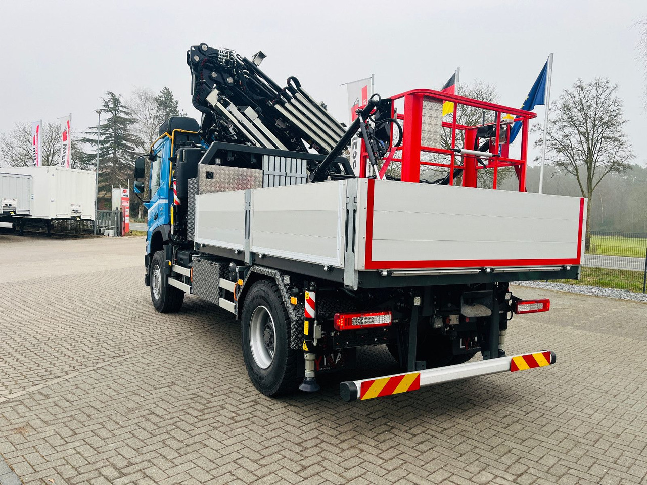 Volvo FMX 500 inkl. F345RB.2.24 & L324 +V20 & Korb - Φορτηγό με ανοιχτή καρότσα, Φορτηγό με γερανό: φωτογραφία 2 Volvo FMX 500 inkl. F345RB.2.24 & L324 +V20 & Korb - Φορτηγό με ανοιχτή καρότσα, Φορτηγό με γερανό: φωτογραφία 2