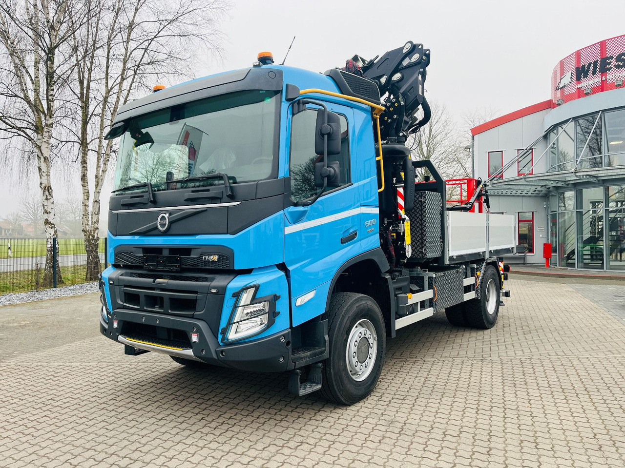 Volvo FMX 500 inkl. F345RB.2.24 & L324 +V20 & Korb - Φορτηγό με ανοιχτή καρότσα, Φορτηγό με γερανό: φωτογραφία 1 Volvo FMX 500 inkl. F345RB.2.24 & L324 +V20 & Korb - Φορτηγό με ανοιχτή καρότσα, Φορτηγό με γερανό: φωτογραφία 1