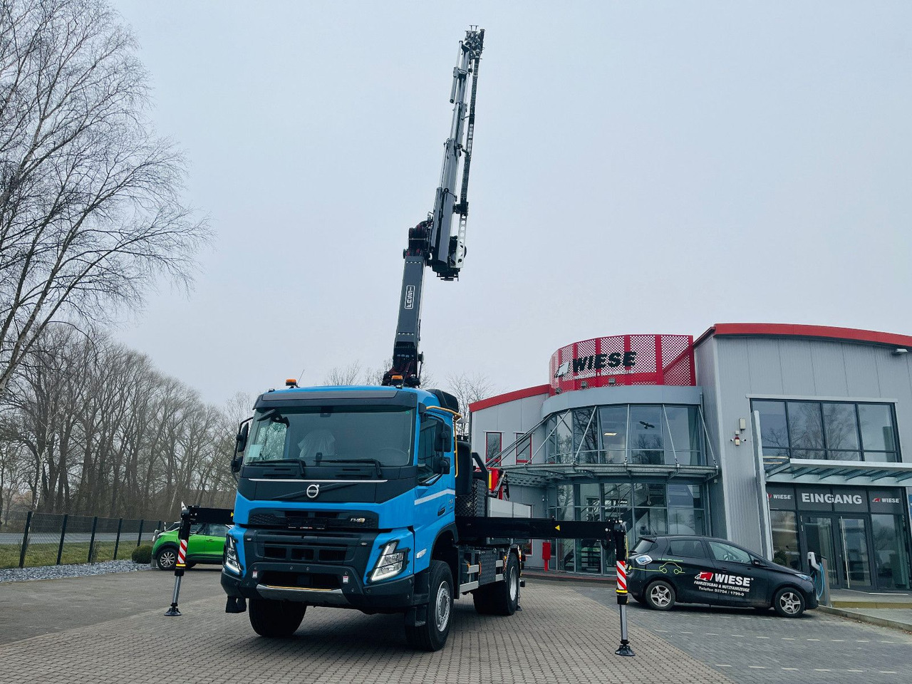 Φορτηγό με γερανό Volvo FMX 500 inkl. F345RB.2.24 & L324 +V20 & Korb: φωτογραφία 6