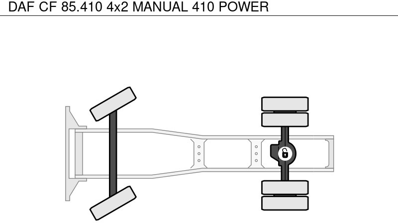 Τράκτορας DAF CF 85.410 4x2 MANUAL 410 POWER: φωτογραφία 9