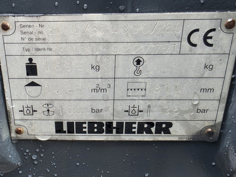 Liebherr gm20c refurbisch log grapple wood grab liebherr lh - Σφιγκτήρας για Κατασκευή μηχανήματα: φωτογραφία 5 Liebherr gm20c refurbisch log grapple wood grab liebherr lh - Σφιγκτήρας για Κατασκευή μηχανήματα: φωτογραφία 5