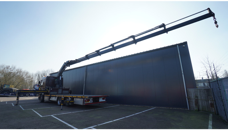 DAF XF 460 6X2 FLATBED TRUCK WITH PALFINGER PK 50002 CRANE - Φορτηγό με γερανό: φωτογραφία 3 DAF XF 460 6X2 FLATBED TRUCK WITH PALFINGER PK 50002 CRANE - Φορτηγό με γερανό: φωτογραφία 3