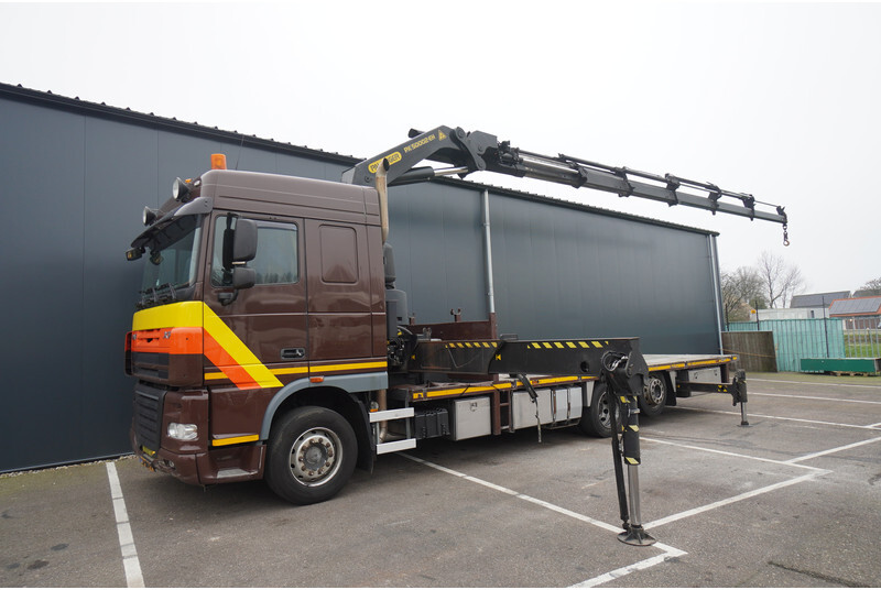 DAF XF 460 6X2 OPEN BOX WITH PALFINGER PK 50002 CRANE - Φορτηγό με γερανό: φωτογραφία 1 DAF XF 460 6X2 OPEN BOX WITH PALFINGER PK 50002 CRANE - Φορτηγό με γερανό: φωτογραφία 1