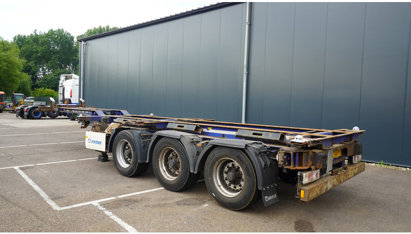 Krone 3 AXLE CONTAINER TRANSPORT TRAILER - Επικαθήμενο μεταφοράς εμπορευματοκιβωτίων/ Κινητό αμάξωμα: φωτογραφία 4 Krone 3 AXLE CONTAINER TRANSPORT TRAILER - Επικαθήμενο μεταφοράς εμπορευματοκιβωτίων/ Κινητό αμάξωμα: φωτογραφία 4