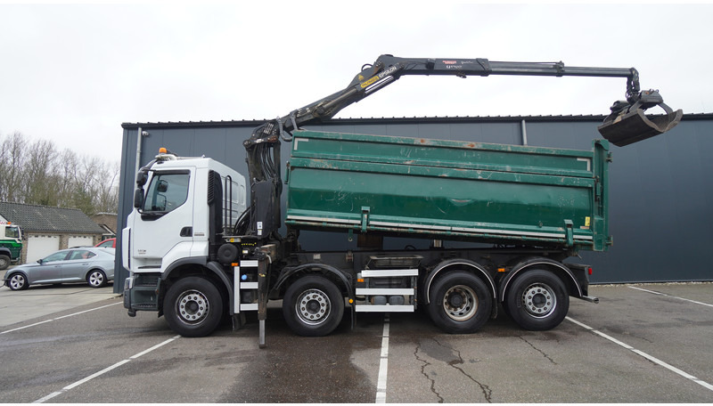 Renault PREMIUM 380 DXI 8X2/6 2 SIDE TIPPER WITH PLFINGER Q 170 Z CRANE.278.200KM - Φορτηγό με γερανό: φωτογραφία 2 Renault PREMIUM 380 DXI 8X2/6 2 SIDE TIPPER WITH PLFINGER Q 170 Z CRANE.278.200KM - Φορτηγό με γερανό: φωτογραφία 2