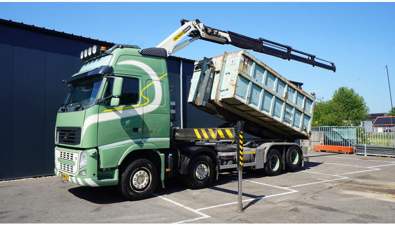 Volvo FH 540 8X2 HOOKARM SYSTEM WITH PALFINGER PK 20002 CRANE - Φορτηγό με γερανό: φωτογραφία 2 Volvo FH 540 8X2 HOOKARM SYSTEM WITH PALFINGER PK 20002 CRANE - Φορτηγό με γερανό: φωτογραφία 2