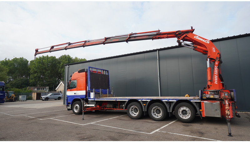 Volvo FM 450 8X4 FLATBED WITH GORMACH 3400E6 CRANE - Φορτηγό με γερανό: φωτογραφία 3 Volvo FM 450 8X4 FLATBED WITH GORMACH 3400E6 CRANE - Φορτηγό με γερανό: φωτογραφία 3