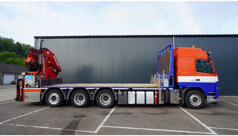 Volvo FM 450 8X4 FLATBED WITH GORMACH 3400E6 CRANE - Φορτηγό με γερανό: φωτογραφία 4 Volvo FM 450 8X4 FLATBED WITH GORMACH 3400E6 CRANE - Φορτηγό με γερανό: φωτογραφία 4