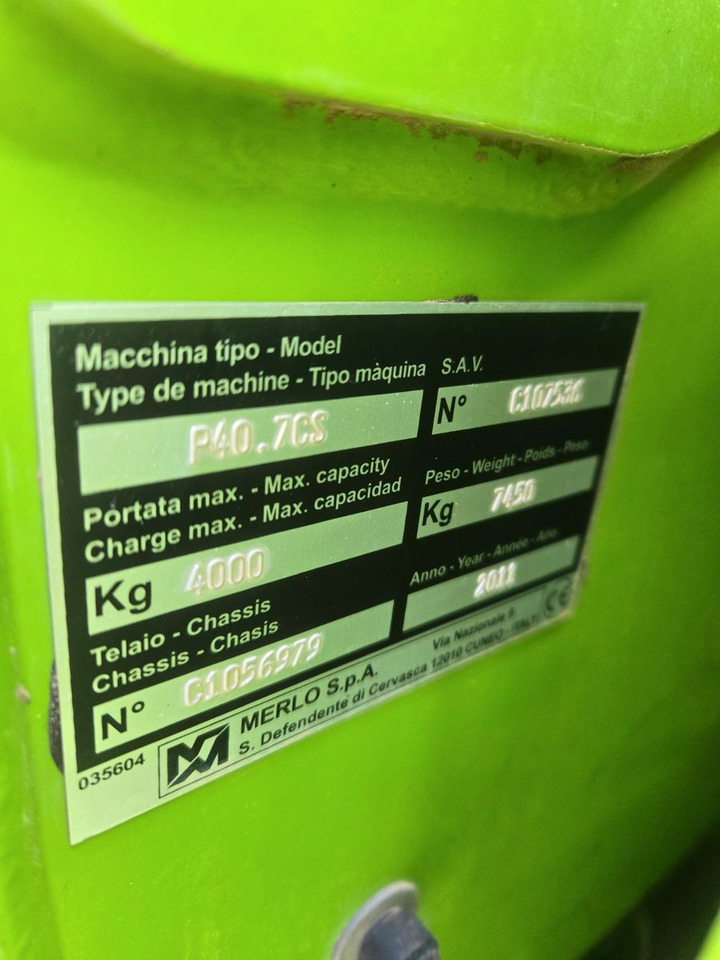 Merlo P40.7CS - Τηλεσκοπικός φορτωτής: φωτογραφία 2 Merlo P40.7CS - Τηλεσκοπικός φορτωτής: φωτογραφία 2