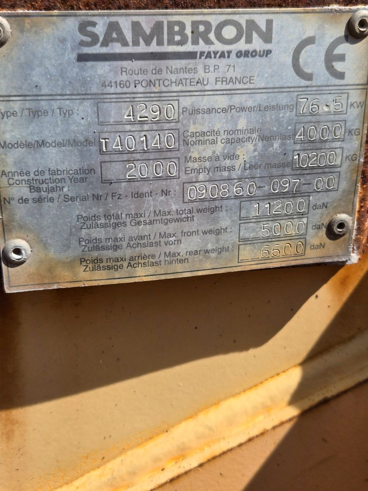 Sambron T40140 - Τηλεσκοπικός φορτωτής: φωτογραφία 2 Sambron T40140 - Τηλεσκοπικός φορτωτής: φωτογραφία 2