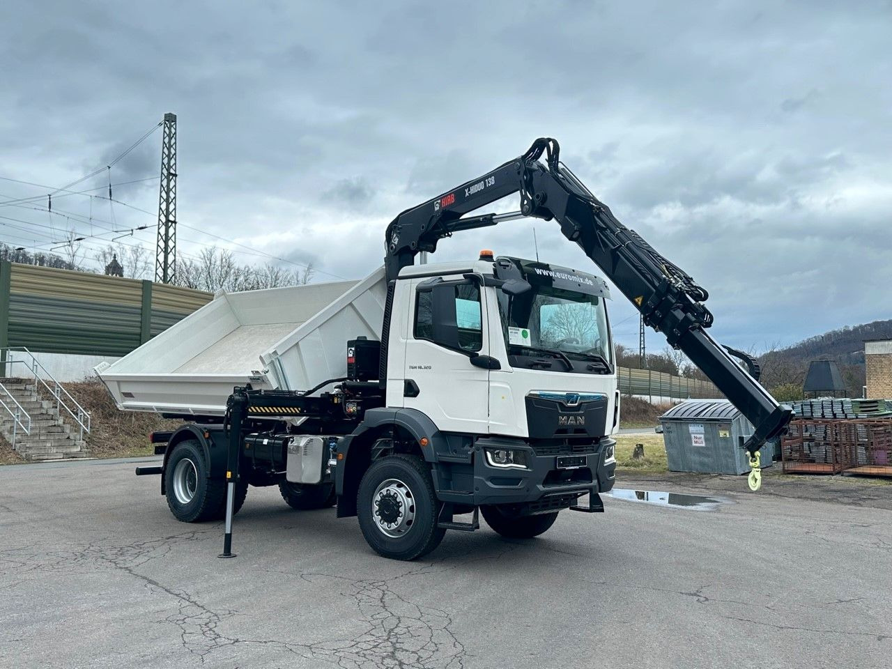 MAN TGM 18.320 4x4 Euro6e Hiab X-HiDuo 138DS-3 - Φορτηγό ανατρεπόμενο, Φορτηγό με γερανό: φωτογραφία 5 MAN TGM 18.320 4x4 Euro6e Hiab X-HiDuo 138DS-3 - Φορτηγό ανατρεπόμενο, Φορτηγό με γερανό: φωτογραφία 5