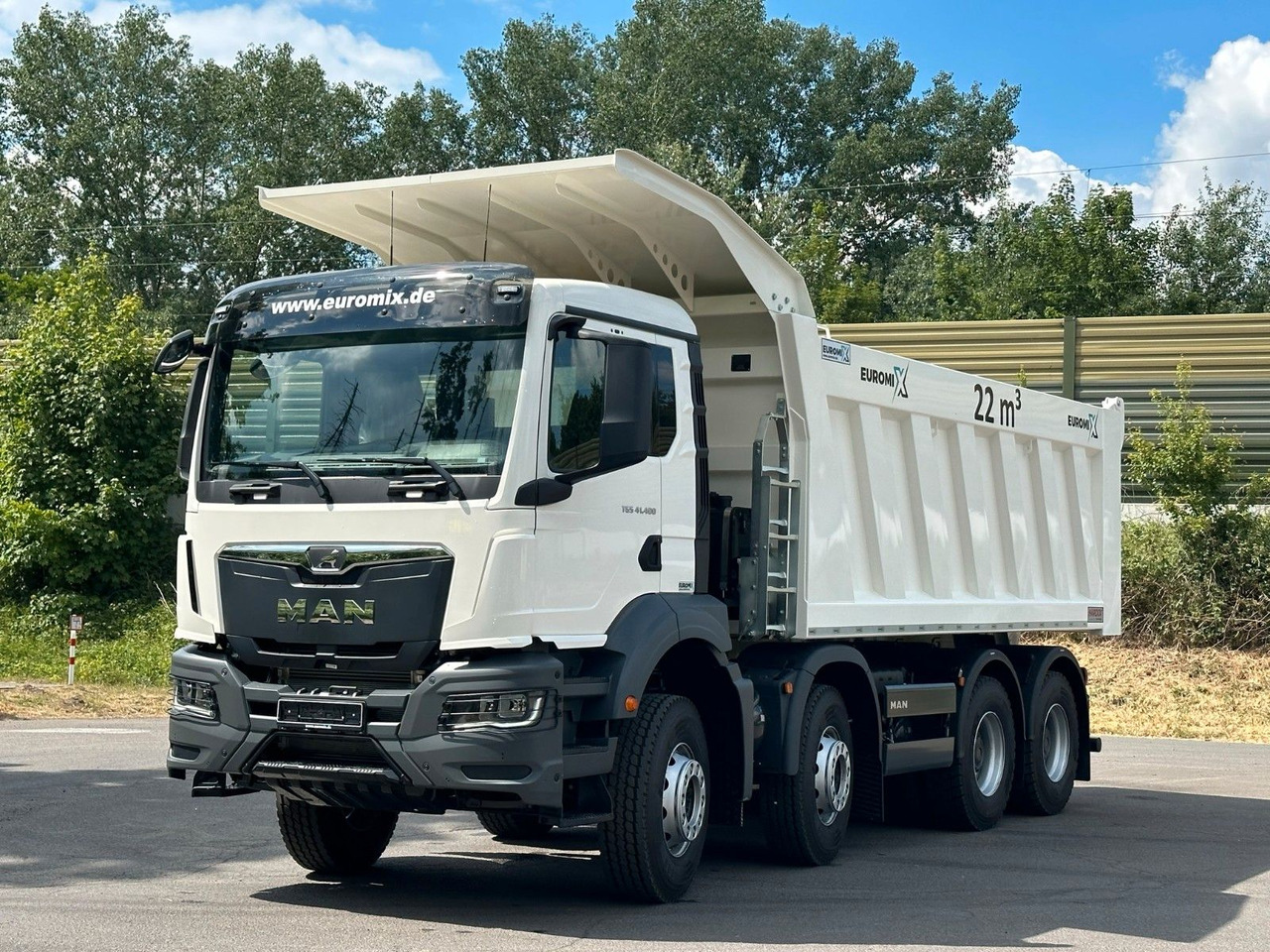 MAN TGS 41.400 8x4 / EUROMIX MTP 22m³/ Eckige Mulde - Φορτηγό ανατρεπόμενο: φωτογραφία 1 MAN TGS 41.400 8x4 / EUROMIX MTP 22m³/ Eckige Mulde - Φορτηγό ανατρεπόμενο: φωτογραφία 1