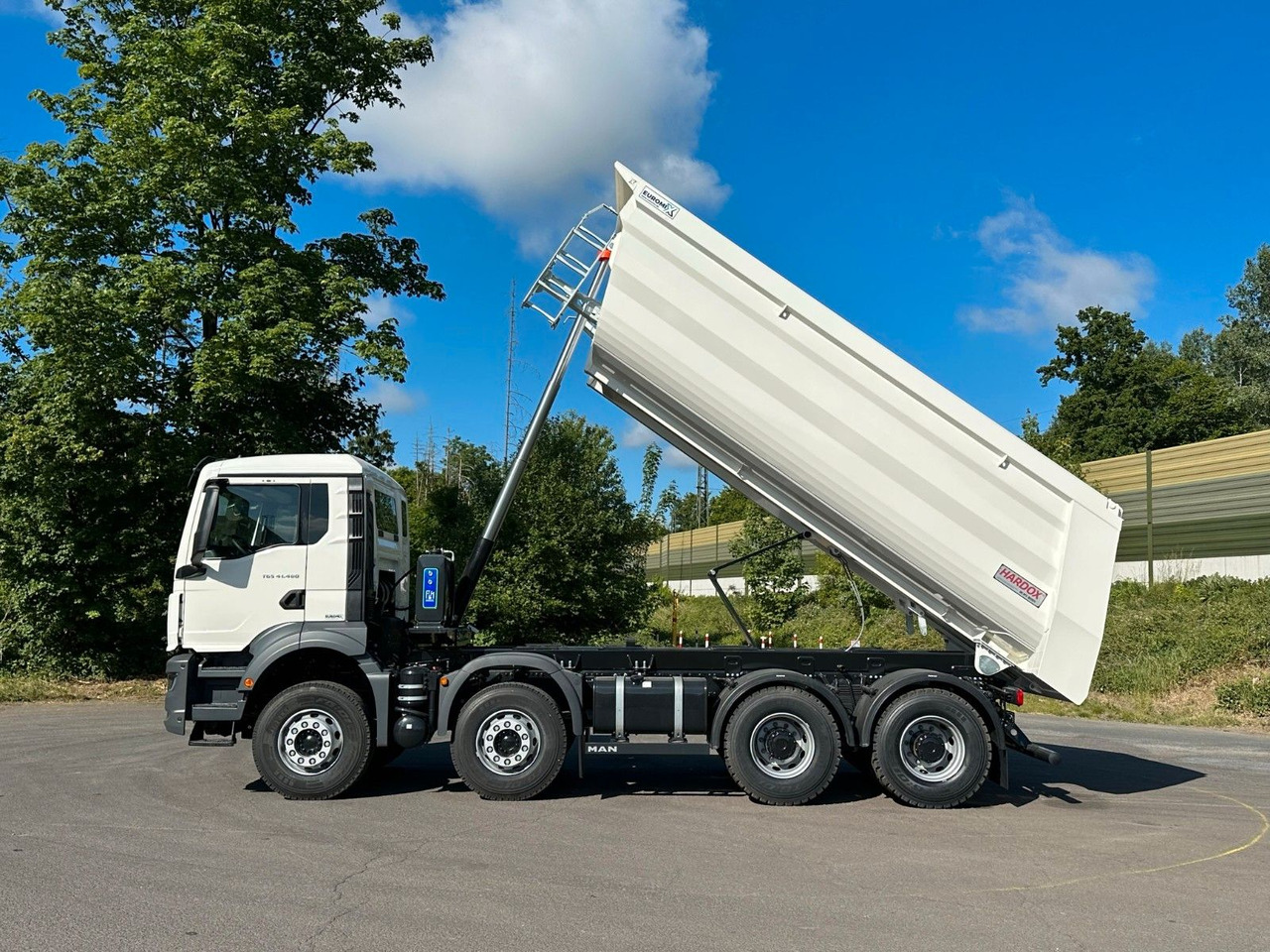 Φορτηγό ανατρεπόμενο MAN TGS 41.480 BB 8X4 Euromix Mulden Kipper HARDOX: φωτογραφία 11