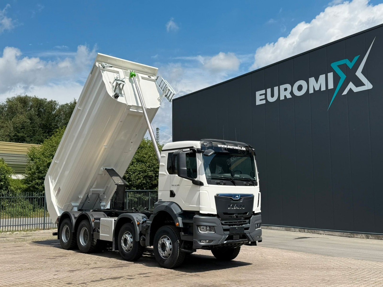 Φορτηγό ανατρεπόμενο MAN TGS 41.520 BB 8X4 Euromix MuldenKipper  Retarder: φωτογραφία 10