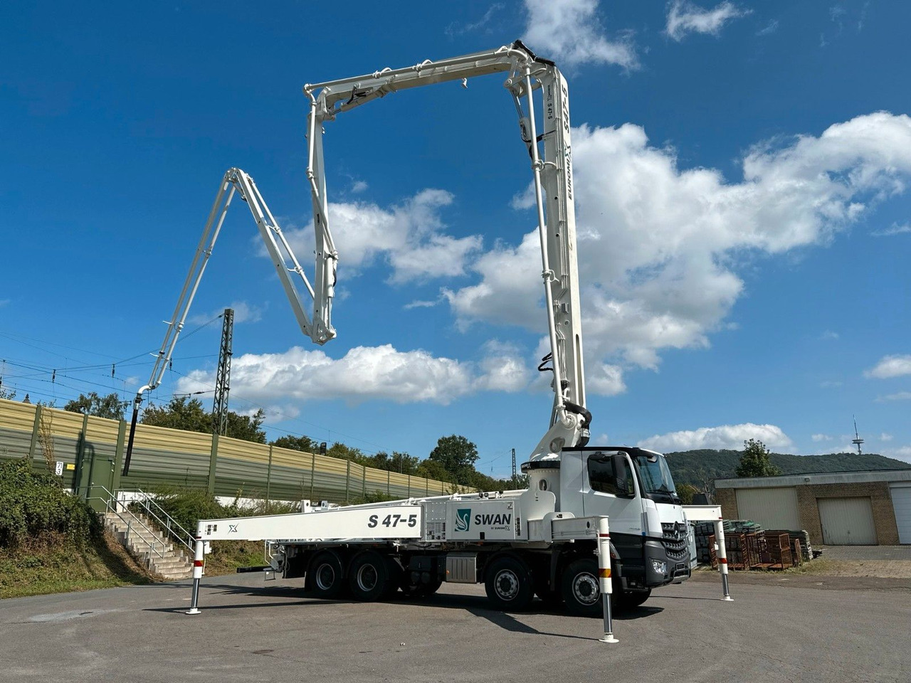 Αντλία σκυροδέματος Mercedes-Benz Arocs 5 4142  8x4 SWAN TSP 47-5 160RZ ( 47m ): φωτογραφία 27