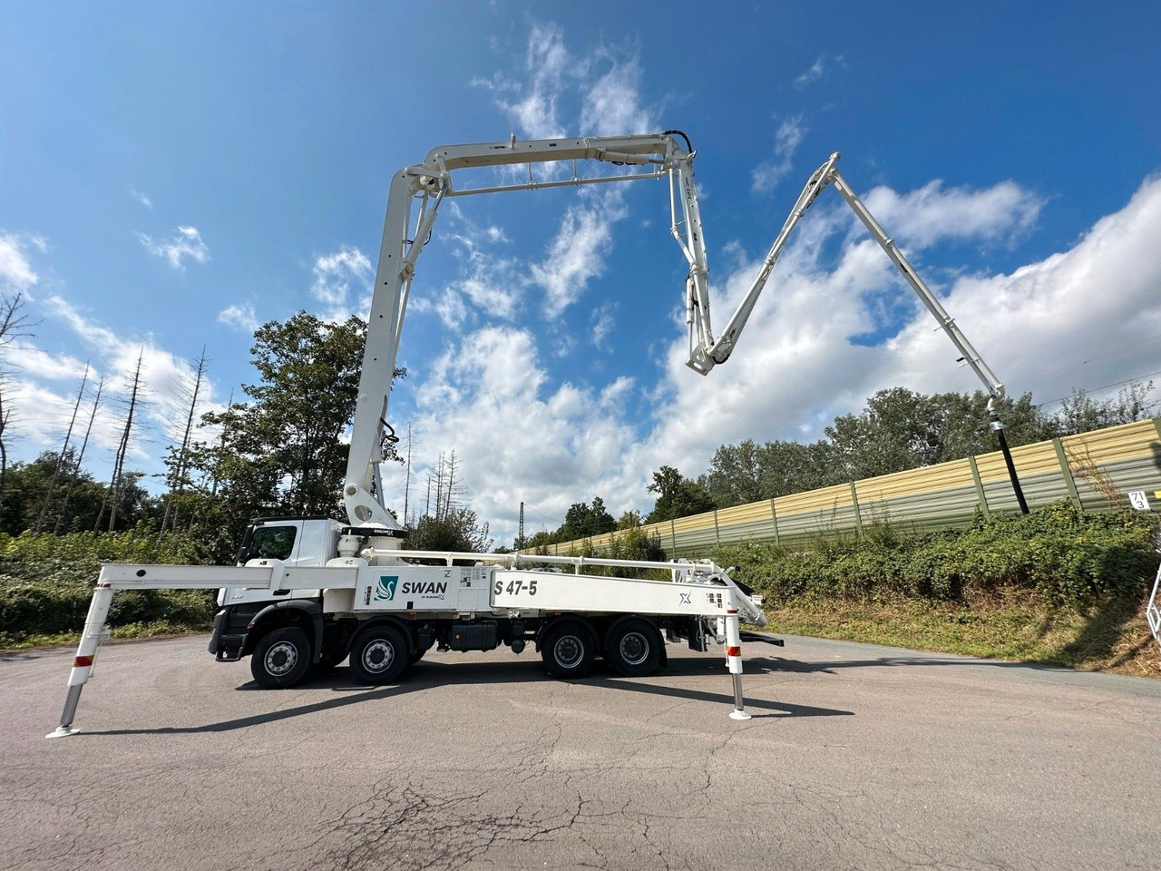 Αντλία σκυροδέματος Mercedes-Benz Arocs 5 4142  8x4 SWAN TSP 47-5 160RZ ( 47m ): φωτογραφία 23