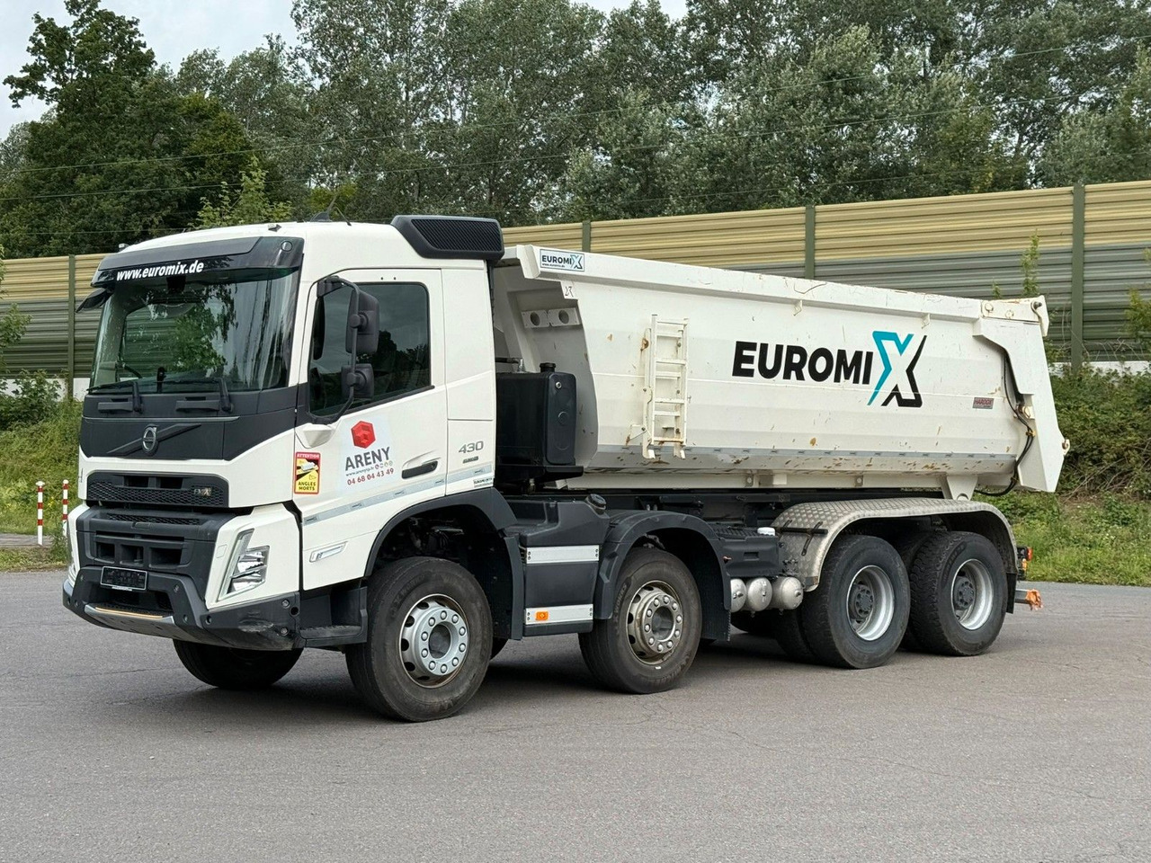 Volvo FMX 430 8X4 EuromixMTP 16m³ Hydraulische Klappe - Φορτηγό ανατρεπόμενο: φωτογραφία 1 Volvo FMX 430 8X4 EuromixMTP 16m³ Hydraulische Klappe - Φορτηγό ανατρεπόμενο: φωτογραφία 1