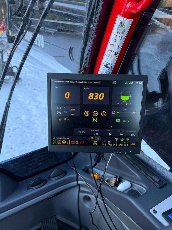 Συλλεκτική μηχανή - forest harvester Komatsu 931 XC: φωτογραφία 20 Συλλεκτική μηχανή - forest harvester Komatsu 931 XC: φωτογραφία 20