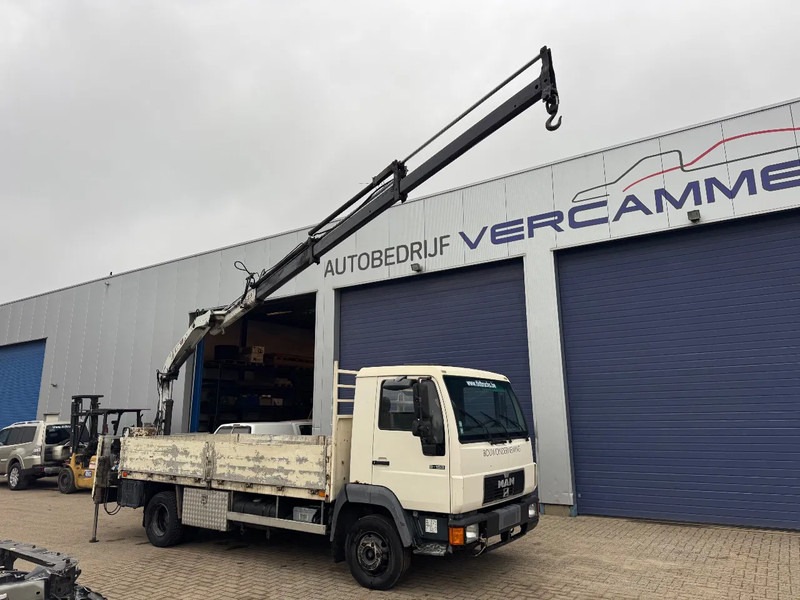 MAN L2000 **9.153-BELGIAN TRUCK** - Φορτηγό με ανοιχτή καρότσα, Φορτηγό με γερανό: φωτογραφία 1 MAN L2000 **9.153-BELGIAN TRUCK** - Φορτηγό με ανοιχτή καρότσα, Φορτηγό με γερανό: φωτογραφία 1