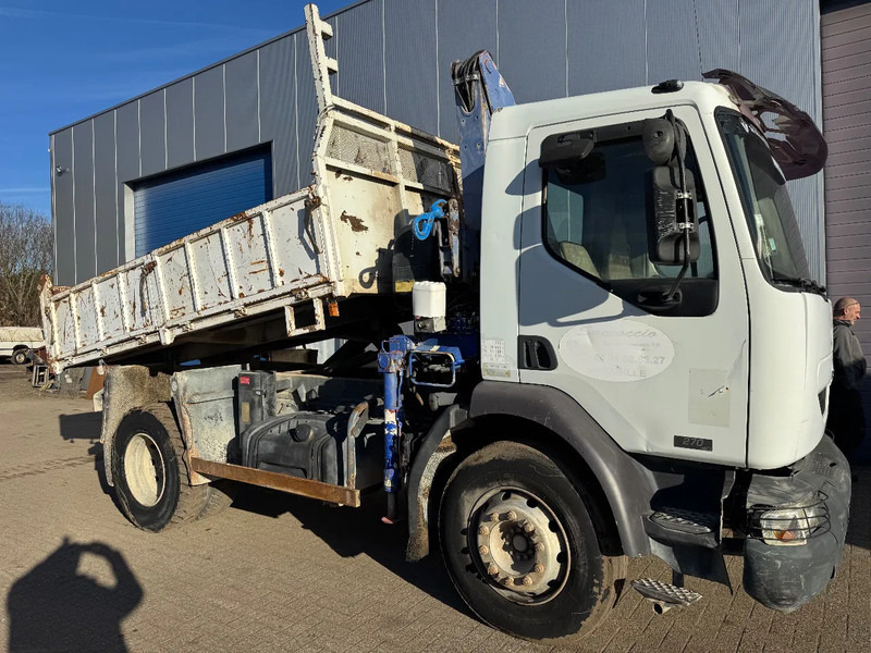 Renault Midlum 270 **TIPPER+FASSI CRANE-FRENCH TRUCK** - Φορτηγό ανατρεπόμενο, Φορτηγό με γερανό: φωτογραφία 2 Renault Midlum 270 **TIPPER+FASSI CRANE-FRENCH TRUCK** - Φορτηγό ανατρεπόμενο, Φορτηγό με γερανό: φωτογραφία 2