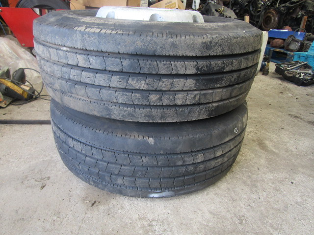 ALCOA ALLOYS (2) 285/70/19.5 STEER DUNLOP 2012 10/12MM TREAD 30MM HOLES - Ελαστικό για Φορτηγό: φωτογραφία 1 ALCOA ALLOYS (2) 285/70/19.5 STEER DUNLOP 2012 10/12MM TREAD 30MM HOLES - Ελαστικό για Φορτηγό: φωτογραφία 1