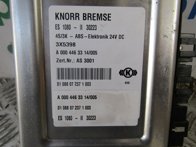 MERCEDES ATEGO ABS/ESR ECU P/NO A000 446 3314 - Ηλεκτρονική μονάδα ελέγχου για Φορτηγό: φωτογραφία 2 MERCEDES ATEGO ABS/ESR ECU P/NO A000 446 3314 - Ηλεκτρονική μονάδα ελέγχου για Φορτηγό: φωτογραφία 2