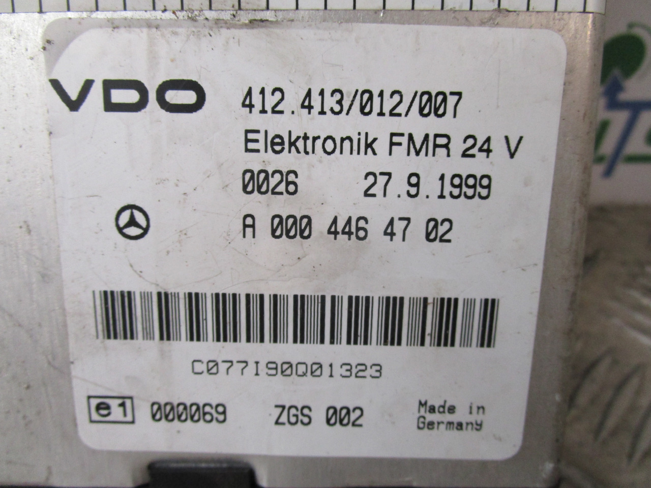MERCEDES ATEGO FMR UNIT P/NO A0004464702 - Ηλεκτρικό σύστημα για Φορτηγό: φωτογραφία 2 MERCEDES ATEGO FMR UNIT P/NO A0004464702 - Ηλεκτρικό σύστημα για Φορτηγό: φωτογραφία 2