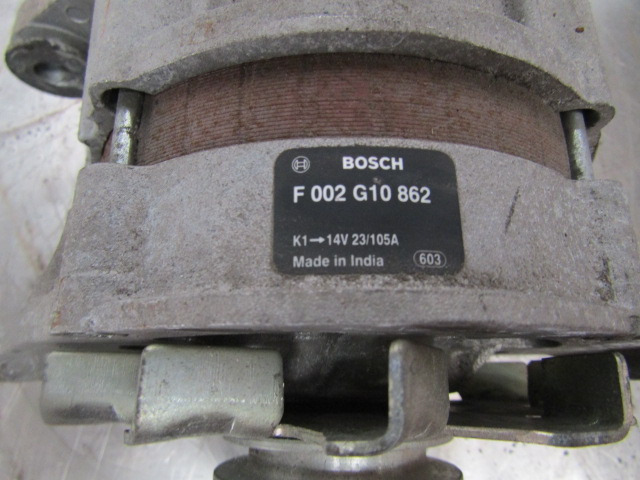 SCHMIDT SWINGO BOSCH ALTERNATOR P/NO F.002 G10 862 - Ηλεκτρικό σύστημα για Φορτηγό: φωτογραφία 3 SCHMIDT SWINGO BOSCH ALTERNATOR P/NO F.002 G10 862 - Ηλεκτρικό σύστημα για Φορτηγό: φωτογραφία 3