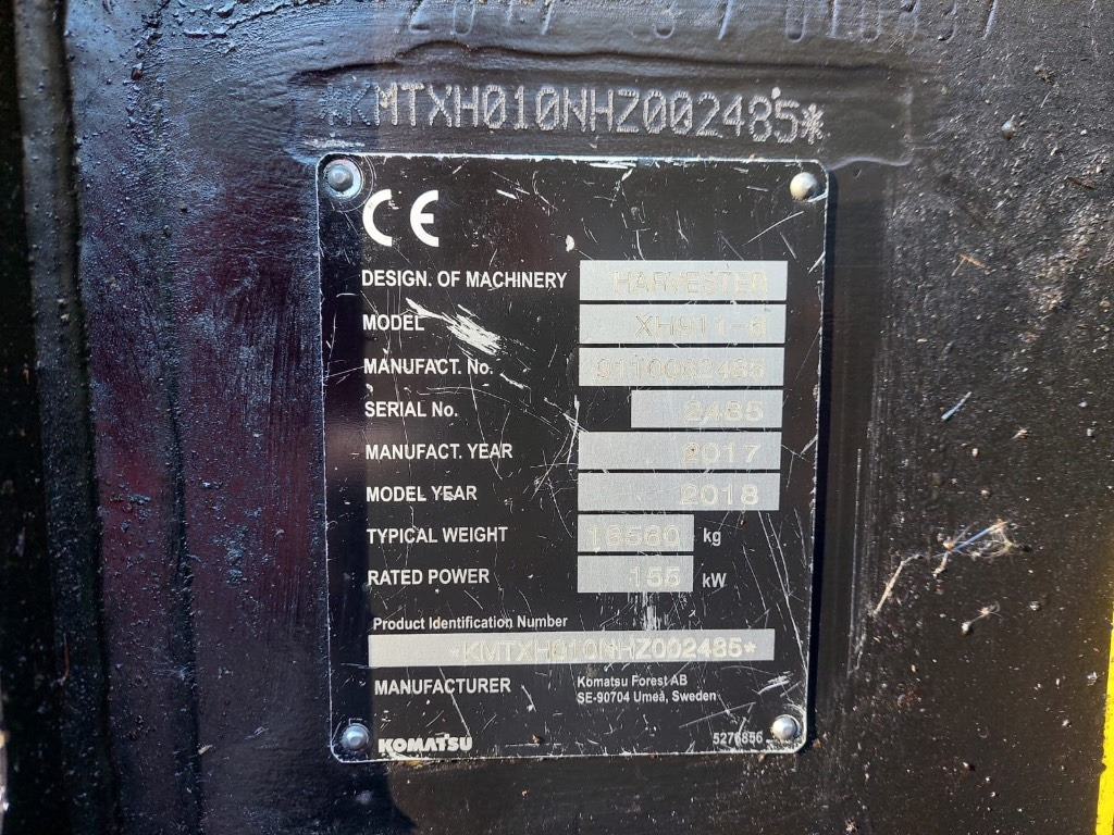 Komatsu 911 - Συλλεκτική μηχανή - forest harvester: φωτογραφία 2 Komatsu 911 - Συλλεκτική μηχανή - forest harvester: φωτογραφία 2