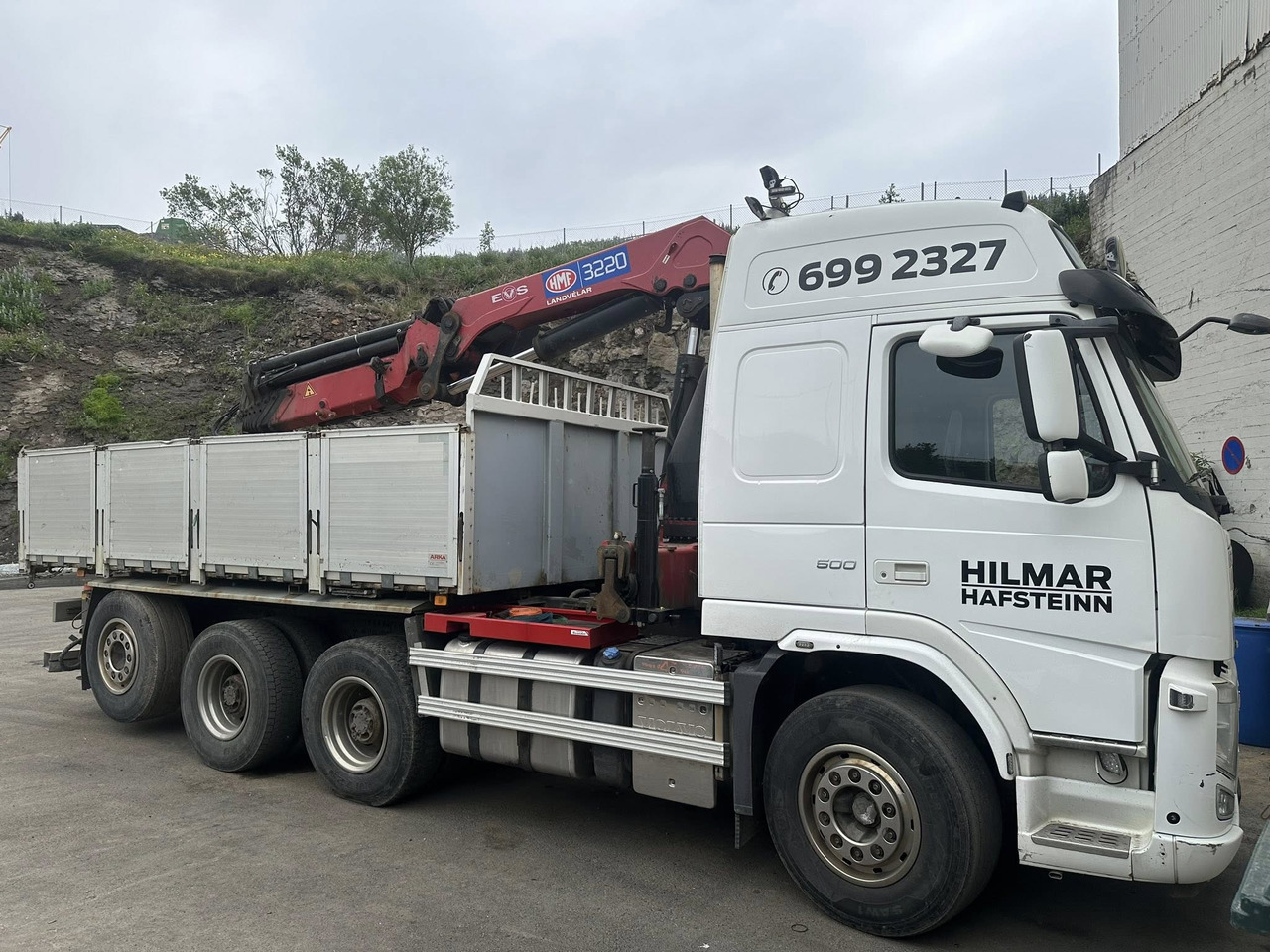 Volvo FM500 - Φορτηγό με γερανό: φωτογραφία 1 Volvo FM500 - Φορτηγό με γερανό: φωτογραφία 1