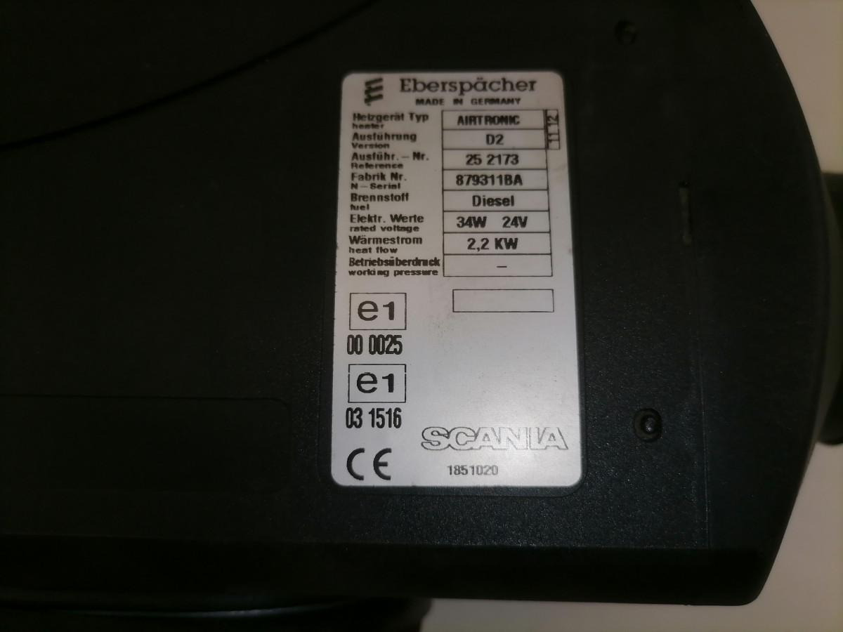Scania Auxiliary heater 1851020 - Θέρμανση/ Εξαερισμός για Φορτηγό: φωτογραφία 4 Scania Auxiliary heater 1851020 - Θέρμανση/ Εξαερισμός για Φορτηγό: φωτογραφία 4