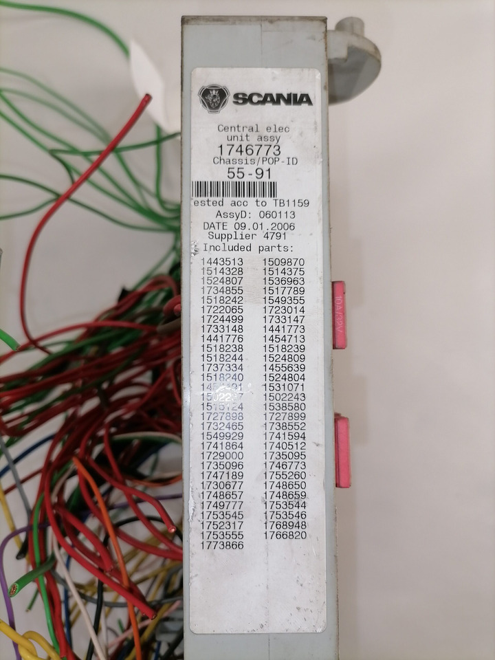 Scania Central electric unit 1746773 - Ηλεκτρική ασφάλεια για Φορτηγό: φωτογραφία 5 Scania Central electric unit 1746773 - Ηλεκτρική ασφάλεια για Φορτηγό: φωτογραφία 5