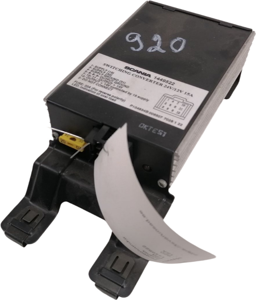 Scania Voltage converter 1449522 - Ηλεκτρικό σύστημα για Φορτηγό: φωτογραφία 1 Scania Voltage converter 1449522 - Ηλεκτρικό σύστημα για Φορτηγό: φωτογραφία 1