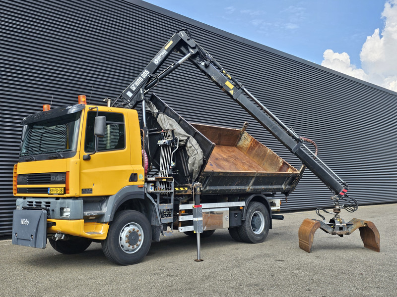DAF CF 75.250 4X4 / HIAB CRANE + TIPPER / MANUAL / SPRING - Φορτηγό, Φορτηγό με γερανό: φωτογραφία 2 DAF CF 75.250 4X4 / HIAB CRANE + TIPPER / MANUAL / SPRING - Φορτηγό, Φορτηγό με γερανό: φωτογραφία 2