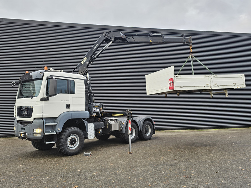 MAN TGS 26.480 6x6 / HIAB CRANE / TRACTOR + BOX TRUCK - Φορτηγό με γερανό: φωτογραφία 1 MAN TGS 26.480 6x6 / HIAB CRANE / TRACTOR + BOX TRUCK - Φορτηγό με γερανό: φωτογραφία 1