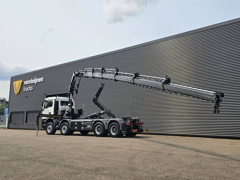 MAN TGS 35.470 8X4 BB / HIAB CRANE + HOOKLIFT - Φορτηγό φόρτωσης γάντζου, Φορτηγό με γερανό: φωτογραφία 4 MAN TGS 35.470 8X4 BB / HIAB CRANE + HOOKLIFT - Φορτηγό φόρτωσης γάντζου, Φορτηγό με γερανό: φωτογραφία 4