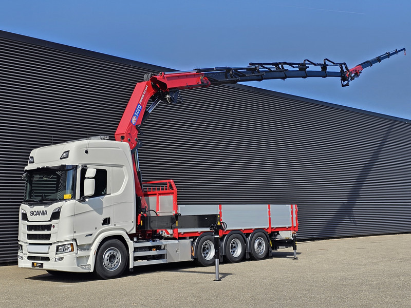 Scania 560R / HMF 50 t/m - JIB / LIER - Φορτηγό με γερανό: φωτογραφία 1 Scania 560R / HMF 50 t/m - JIB / LIER - Φορτηγό με γερανό: φωτογραφία 1