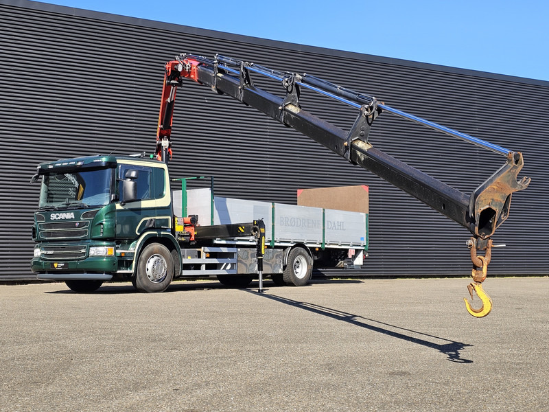 Scania P320 4x2 / PALFINGER PK14002 / CRANE/KRAN - Φορτηγό με ανοιχτή καρότσα, Φορτηγό με γερανό: φωτογραφία 2 Scania P320 4x2 / PALFINGER PK14002 / CRANE/KRAN - Φορτηγό με ανοιχτή καρότσα, Φορτηγό με γερανό: φωτογραφία 2