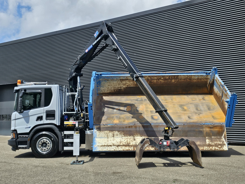 Scania P420 6x2-4 / HMF Z KRAAN / 2 KANTEN KIPPER - Φορτηγό ανατρεπόμενο, Φορτηγό με γερανό: φωτογραφία 3 Scania P420 6x2-4 / HMF Z KRAAN / 2 KANTEN KIPPER - Φορτηγό ανατρεπόμενο, Φορτηγό με γερανό: φωτογραφία 3