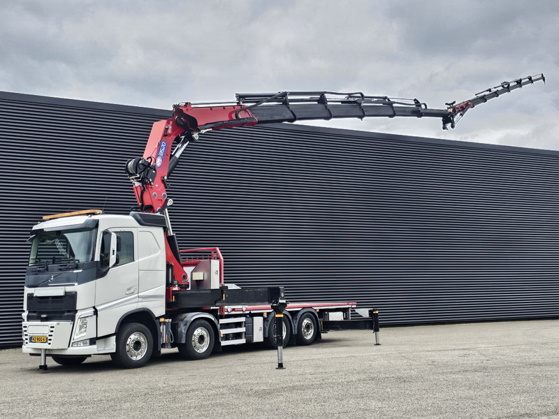 Volvo FH 540 8x2 / 85 t/m CRANE / JIB / WINCH / KRAN - Φορτηγό με ανοιχτή καρότσα, Φορτηγό με γερανό: φωτογραφία 1 Volvo FH 540 8x2 / 85 t/m CRANE / JIB / WINCH / KRAN - Φορτηγό με ανοιχτή καρότσα, Φορτηγό με γερανό: φωτογραφία 1