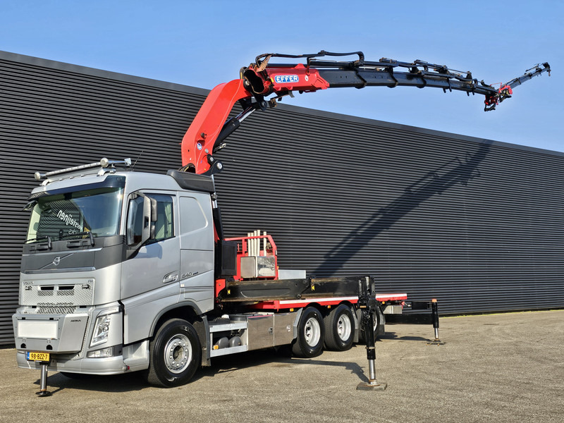 Volvo FH540 / EFFER 525S / JIB 4S-HD / 8x4/4 - Φορτηγό με ανοιχτή καρότσα, Φορτηγό με γερανό: φωτογραφία 1 Volvo FH540 / EFFER 525S / JIB 4S-HD / 8x4/4 - Φορτηγό με ανοιχτή καρότσα, Φορτηγό με γερανό: φωτογραφία 1