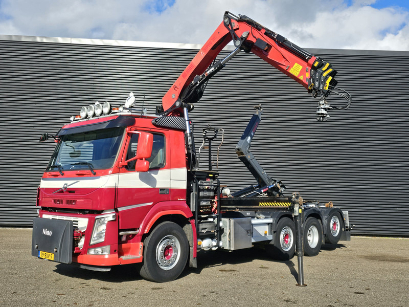 Volvo FM 420 8x2 / HIAB HOOKLIFT + 30 t/m CRANE - KRAN - Φορτηγό με γερανό: φωτογραφία 4 Volvo FM 420 8x2 / HIAB HOOKLIFT + 30 t/m CRANE - KRAN - Φορτηγό με γερανό: φωτογραφία 4