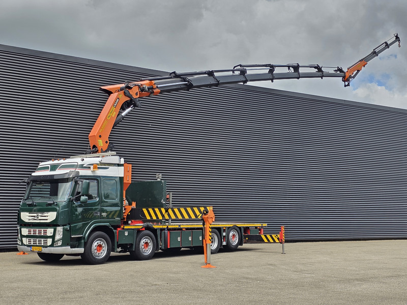 Volvo FM 460 8X2 / PALFINGER PK60002 /JIB / WINCH - Φορτηγό με ανοιχτή καρότσα, Φορτηγό με γερανό: φωτογραφία 1 Volvo FM 460 8X2 / PALFINGER PK60002 /JIB / WINCH - Φορτηγό με ανοιχτή καρότσα, Φορτηγό με γερανό: φωτογραφία 1