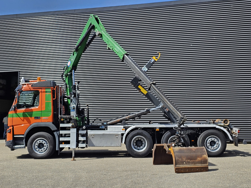 Volvo FMX 460 / 8x4-4 / HMF CRANE + HOOKLIFT / CONTAINER - Φορτηγό φόρτωσης γάντζου, Φορτηγό με γερανό: φωτογραφία 4 Volvo FMX 460 / 8x4-4 / HMF CRANE + HOOKLIFT / CONTAINER - Φορτηγό φόρτωσης γάντζου, Φορτηγό με γερανό: φωτογραφία 4