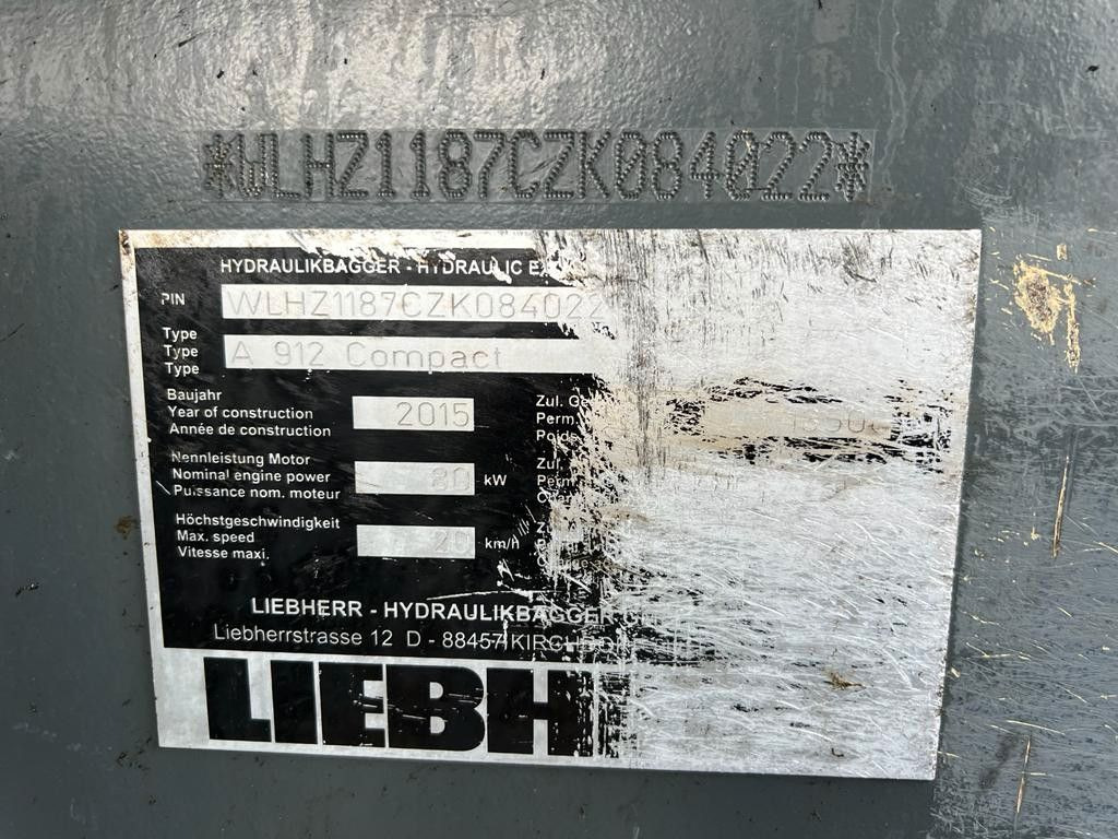 Liebherr A 912 Compact 3X Löffel 3 X Buckets Liebherr A 912 Compact guter Zustand - Τροχοφόρος εκσκαφέας: φωτογραφία 3 Liebherr A 912 Compact 3X Löffel 3 X Buckets Liebherr A 912 Compact guter Zustand - Τροχοφόρος εκσκαφέας: φωτογραφία 3