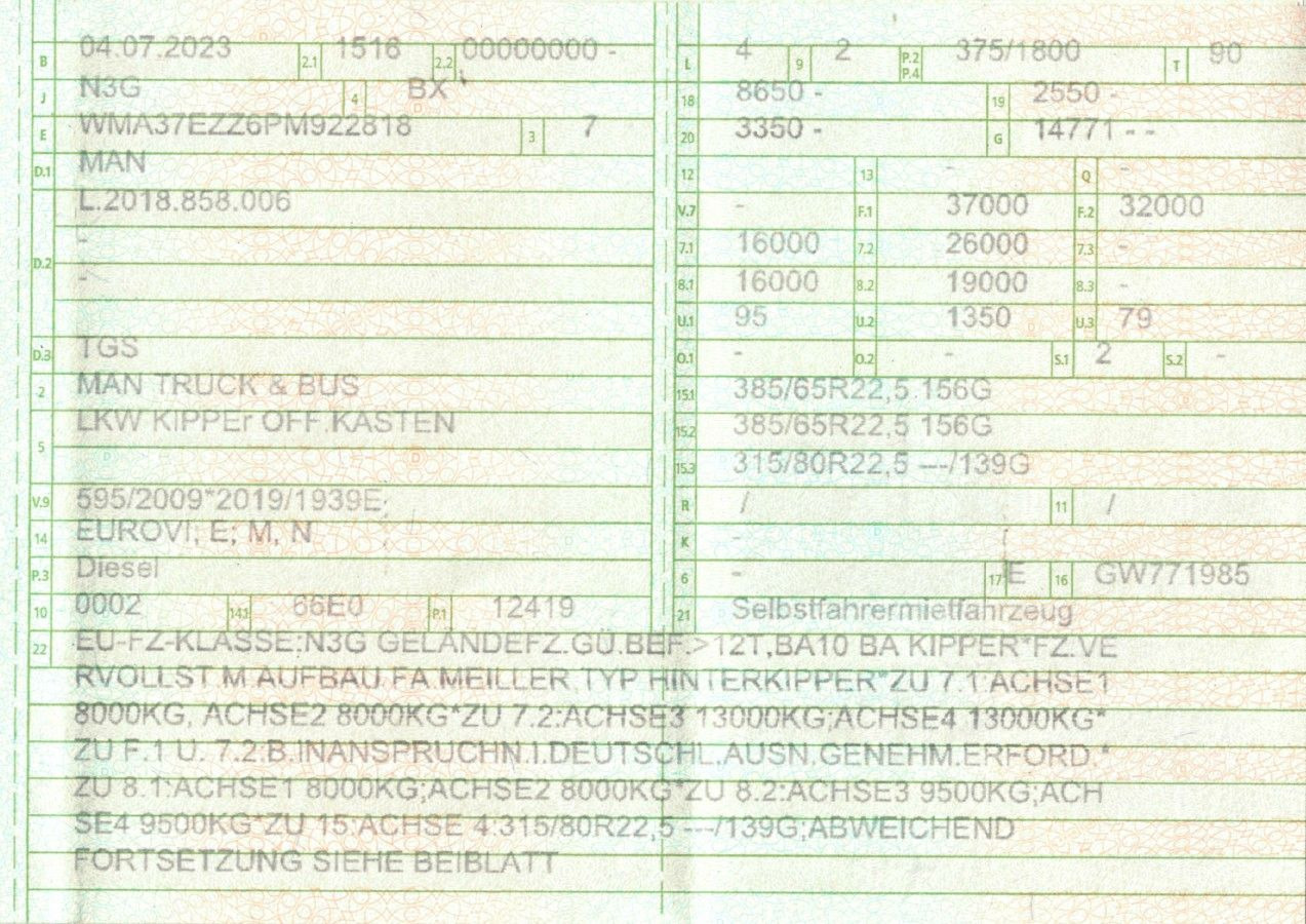 MAN 35.510 TGS | Meiller Thermo | E-Verdeck | TOP - Φορτηγό ανατρεπόμενο: φωτογραφία 2 MAN 35.510 TGS | Meiller Thermo | E-Verdeck | TOP - Φορτηγό ανατρεπόμενο: φωτογραφία 2