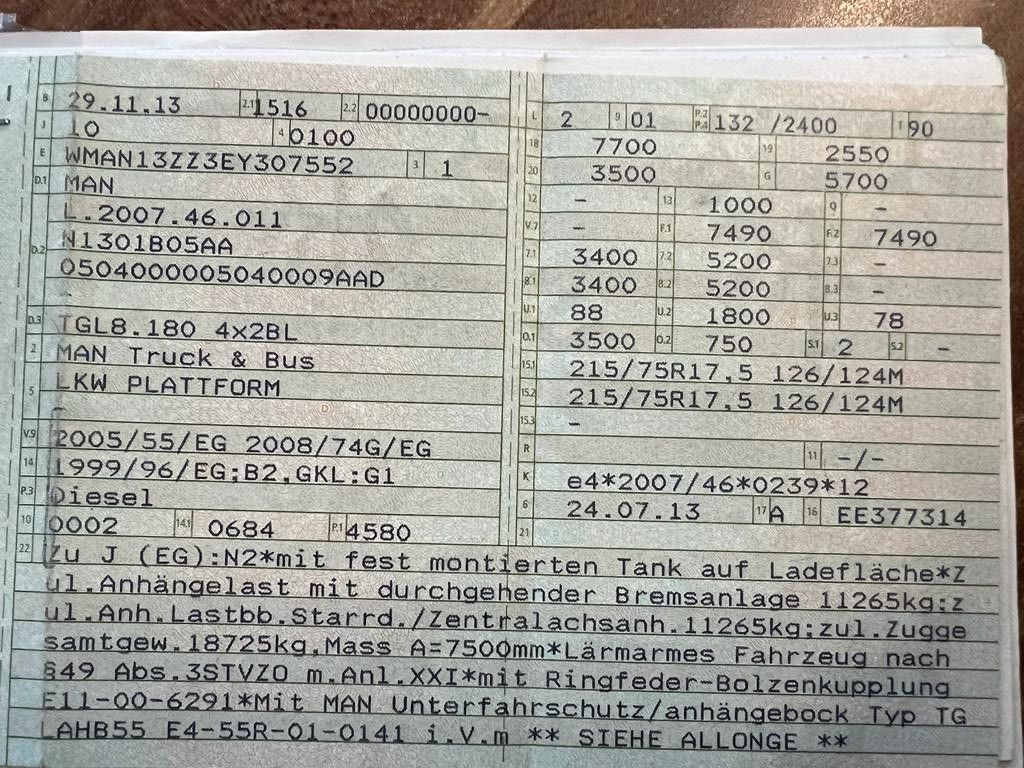 MAN 8.180 4X2 offene Pritsche MAN 8.180 4X2 offene Pritsche - Μικρό φορτηγό με καρότσα: φωτογραφία 2 MAN 8.180 4X2 offene Pritsche MAN 8.180 4X2 offene Pritsche - Μικρό φορτηγό με καρότσα: φωτογραφία 2