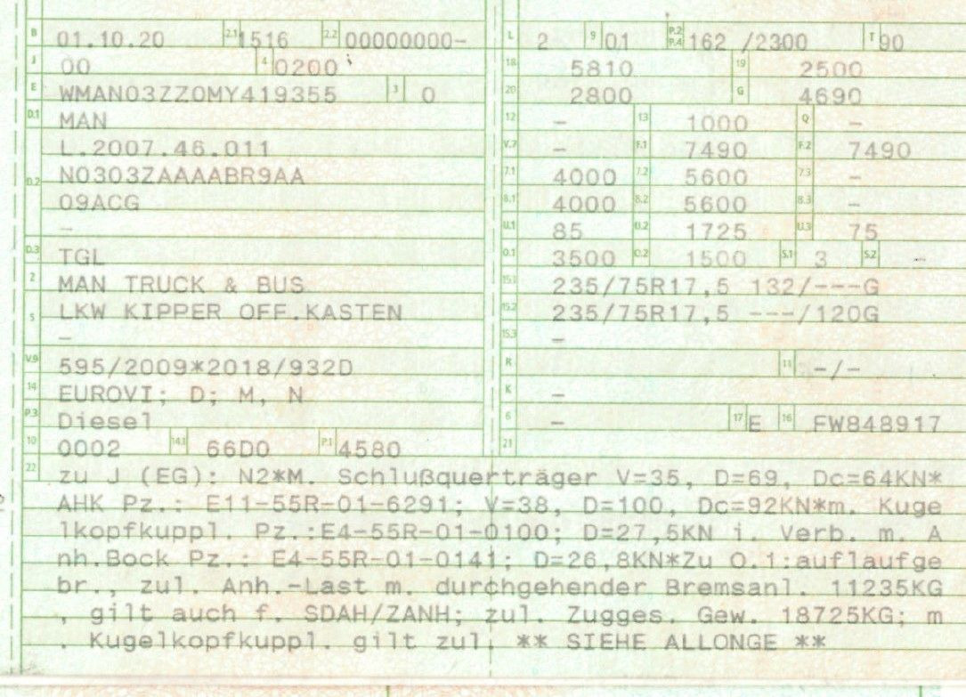 MAN 8.220 4x2 Meiller 3S. Kipper | TOP Zustand! - Όχημα με ανατρεπομενη καροτσα: φωτογραφία 2 MAN 8.220 4x2 Meiller 3S. Kipper | TOP Zustand! - Όχημα με ανατρεπομενη καροτσα: φωτογραφία 2