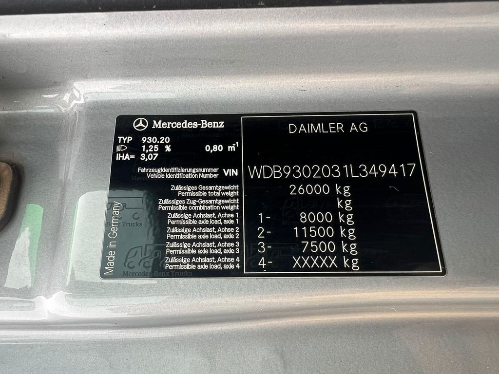 Mercedes-Benz 2541 6X2 Marrel Abroller Hydr. Verriegelung - Φορτηγό φόρτωσης γάντζου: φωτογραφία 4 Mercedes-Benz 2541 6X2 Marrel Abroller Hydr. Verriegelung - Φορτηγό φόρτωσης γάντζου: φωτογραφία 4