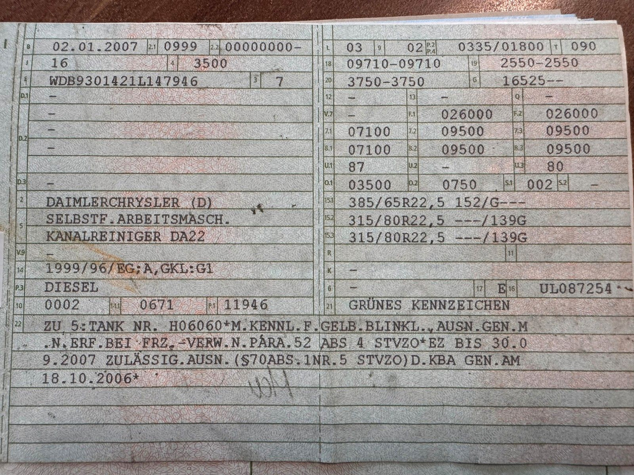 Mercedes-Benz 2646 6X4 Hellmers Saug Druck Spülwagen Retarder - Όχημα εκκένωσης βόθρων: φωτογραφία 3 Mercedes-Benz 2646 6X4 Hellmers Saug Druck Spülwagen Retarder - Όχημα εκκένωσης βόθρων: φωτογραφία 3